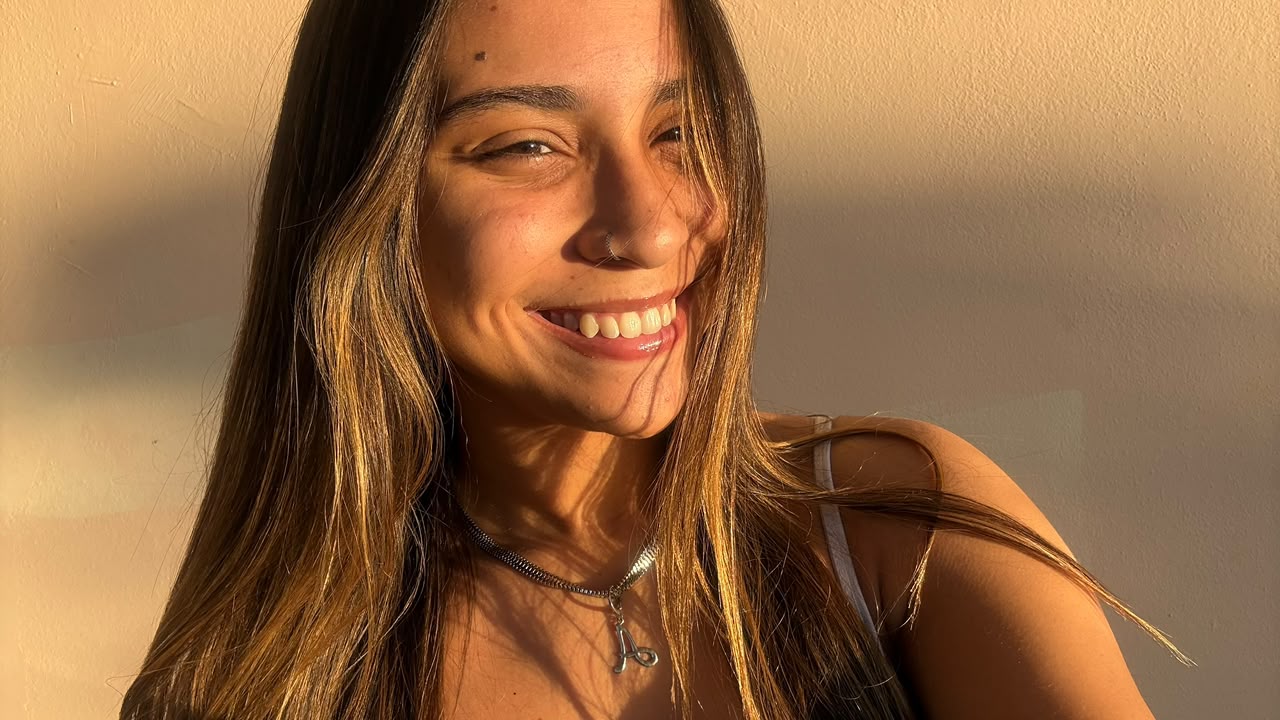 Ana Luiza, aluna aprovada